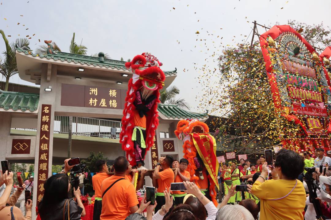 橫洲楊屋村牌樓成新地標(biāo)