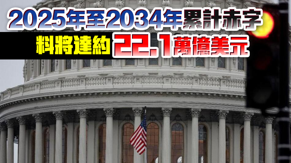 美國(guó)2024財(cái)年預(yù)算赤字預(yù)測(cè)上調(diào)27% 至約1.9萬(wàn)億美元