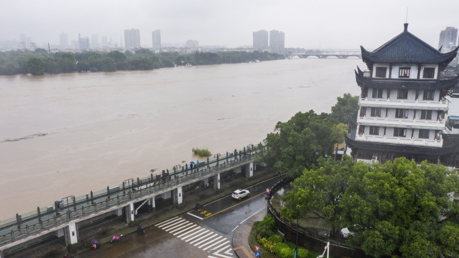 暴雨黃色預(yù)警繼續(xù)：江蘇、安徽、湖北等地部分地區(qū)有大暴雨