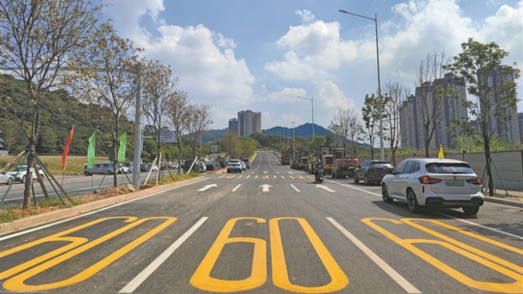 廣州增城黃埔互聯(lián)互通道路寧埔大道（開(kāi)發(fā)區(qū)段）正式通車(chē)