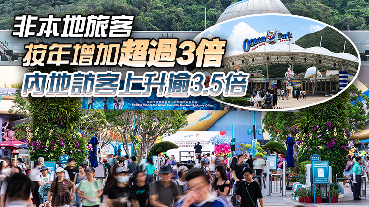 海洋公園上財(cái)年總?cè)雸?chǎng)人次314萬 總收入按年升41% 均創(chuàng)5年新高